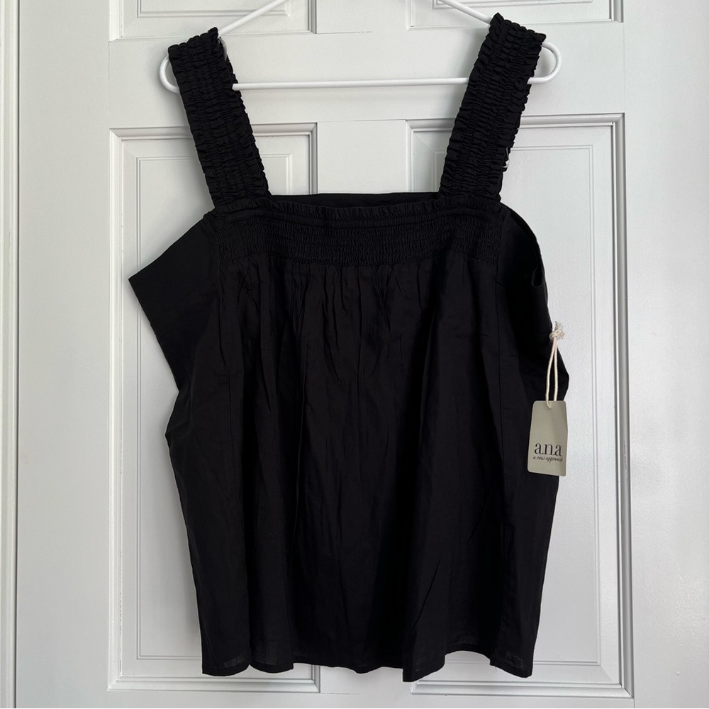 NWT a.n.a. Women’s Square Neck Baby Doll Tank Top Size XXL Tall